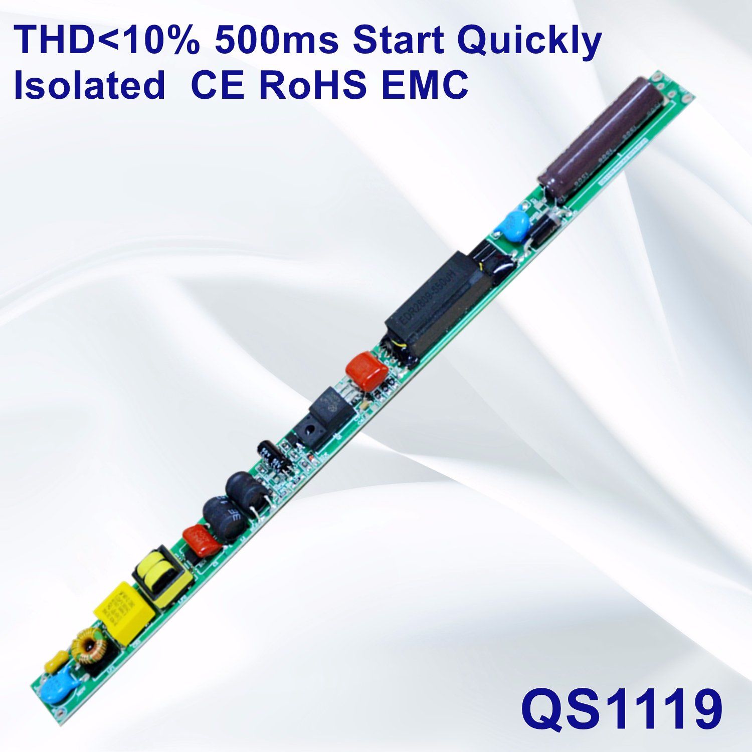 Thd<10% 500ms Start Quickly Isolated LED Lamp Power Supply with Ce RoHS EMC QS1119
